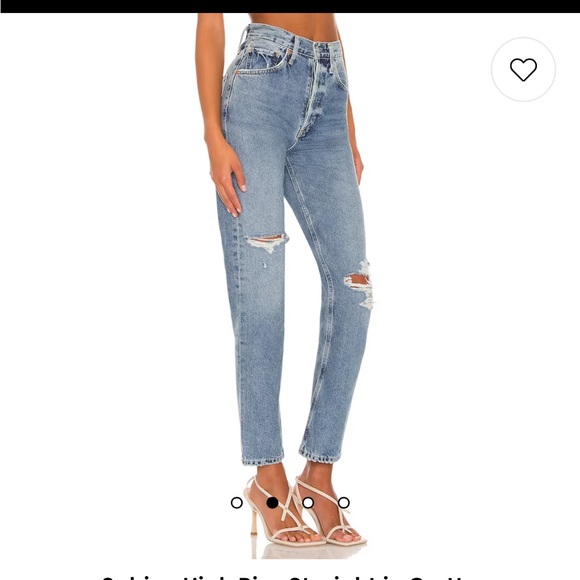 Citizens of Humanity Sabine Ankle Jeans Distressed Blue waist 26 - Picture 3 of 14